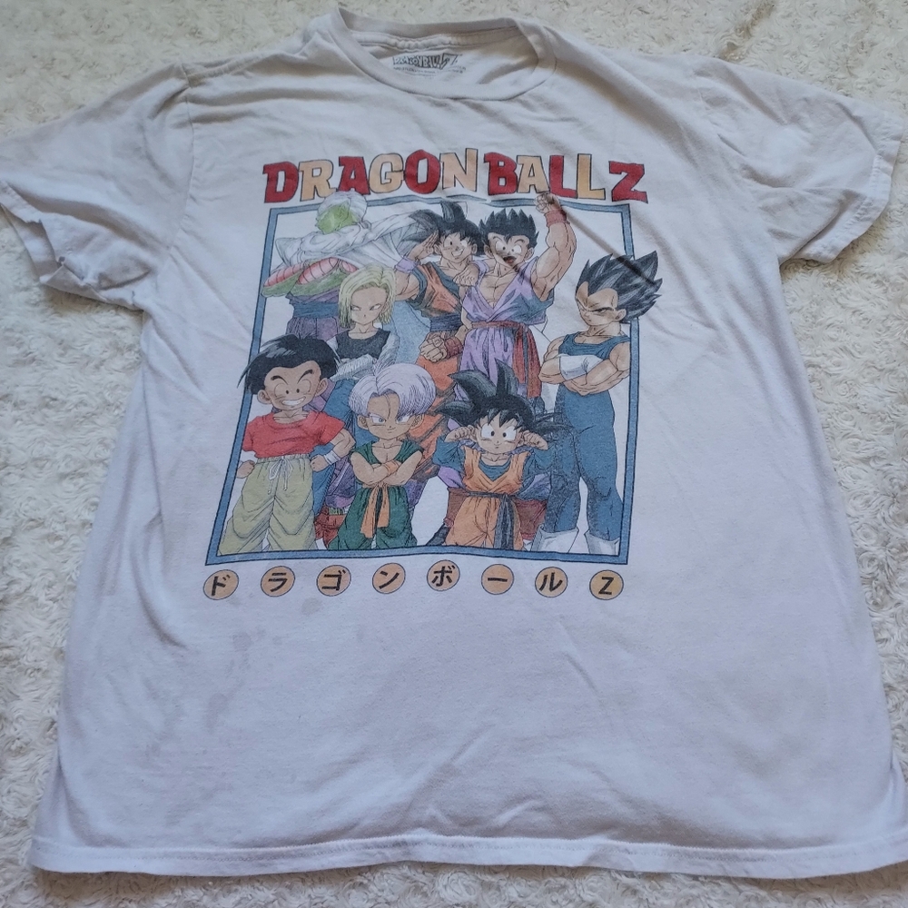 Dragon Ball Z Squad graphic Anime Manga Cotton t-shirt Medium